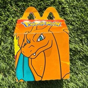 Pokemon x Mcdonalds Charizard Happy Meal Empty Box Only cover TCG 2025 dragon